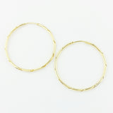 Twisted Skinny Hoop - Donna Italiana ®