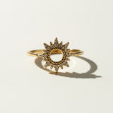 Round Spike CZ Ring