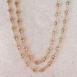 GoldFi 18k Gold Filled Puffy Mariner Link Necklace