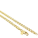 Link-Up Necklace: Demi-fine 18k Overlay Gold Chain