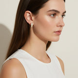 Chunky Baguette CZ Earrings