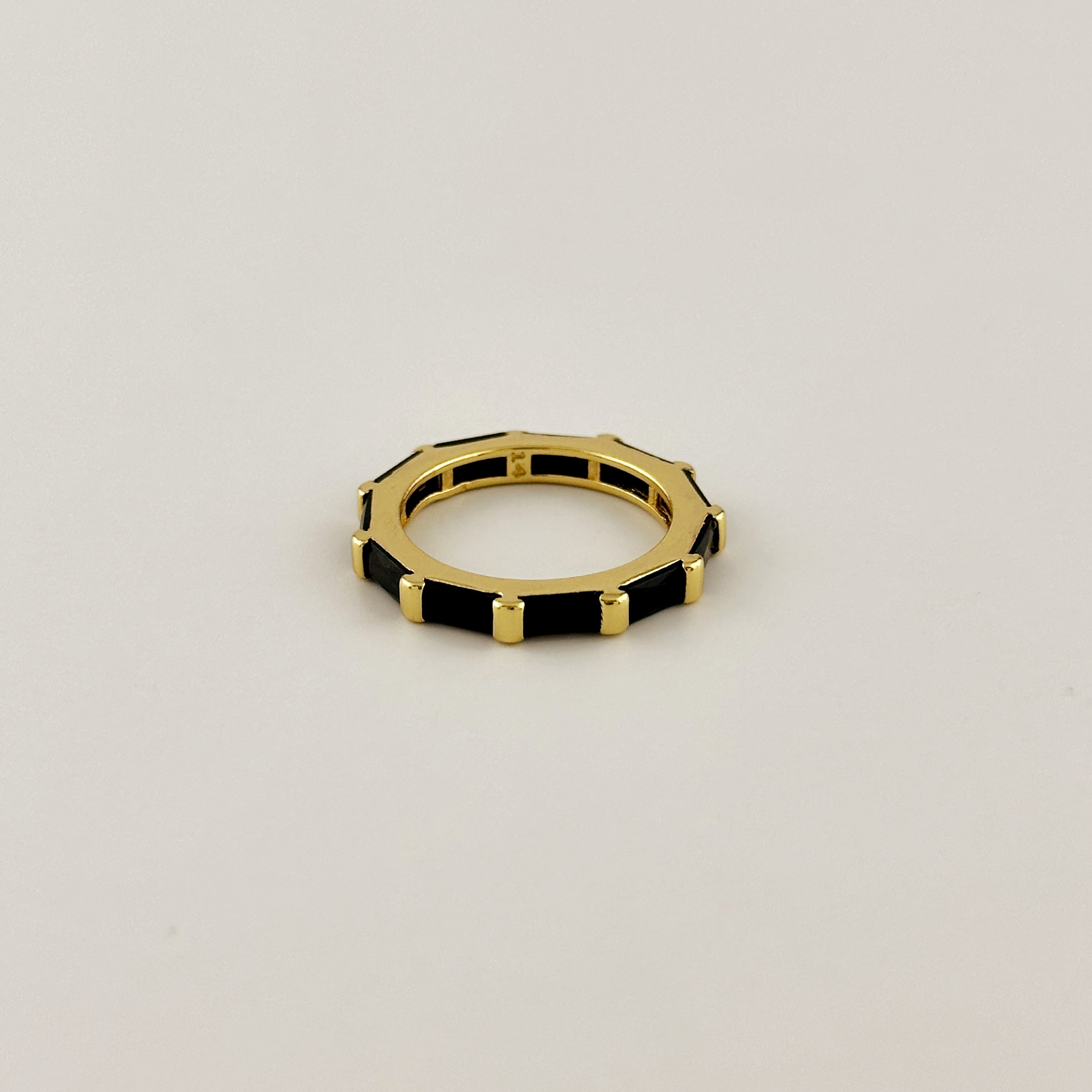 Baguette CZ Eternity Band Ring