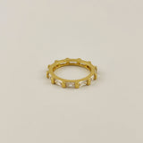 Baguette CZ Eternity Band Ring