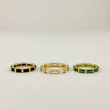 Baguette CZ Eternity Band Ring