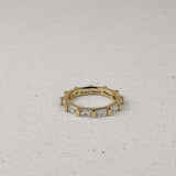 Baguette CZ Eternity Band Ring