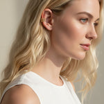 gold ear cuff, triple row ear cuff, no piercing ear cuff, stacked ear cuff gold, cartilage cuff earring, textured gold ear cuff, non-pierced cuff earring, layered ear cuff