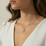  decorative cross pendant fit, vintage style cross necklace