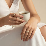Mini CZ Dome Ring