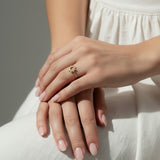 Round Spike CZ Ring