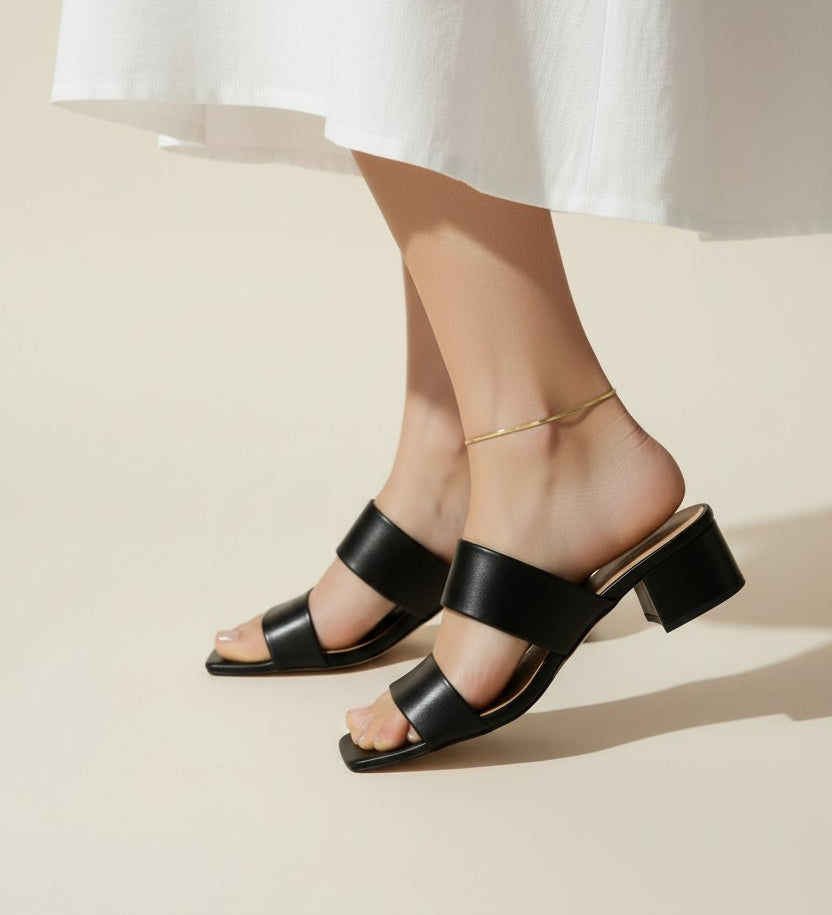 herringbone chain anklet, gold anklet on model, dainty gold ankle chain, 18k gold overlay anklet, layering anklet, summer jewelry anklet, flat link gold anklet, ankle chain with sandals