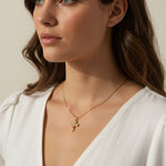 , decorative cross pendant fit, vintage style cross necklace