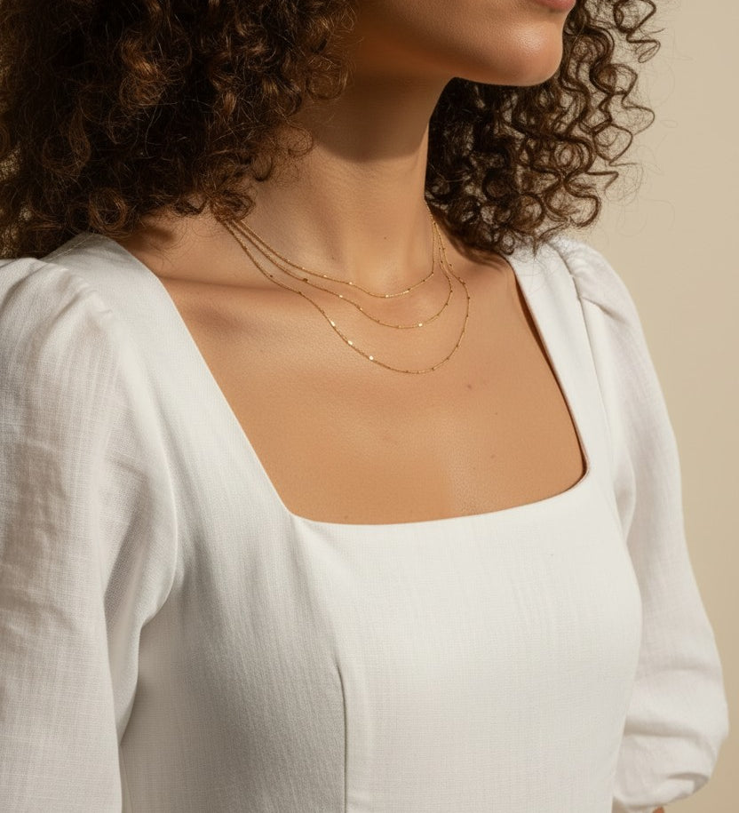 curb chain necklace, pressed detail chain necklace, layered curb chain, dainty gold necklace, 1mm gold chain necklace, textured curb link necklace, delicate layering necklace, 18k gold curb chain