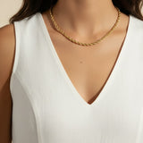 Rope Chain In 4.0mm Thickness Gold Chain