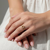 Round Spike CZ Ring
