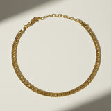 gold curb chain anklet, curb link anklet, gold ankle bracelet, everyday gold anklet, adjustable gold anklet, layering anklet, classic gold jewelry, summer jewelry