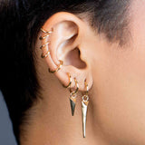 Mini Seamless Clicker Hoop Earrings