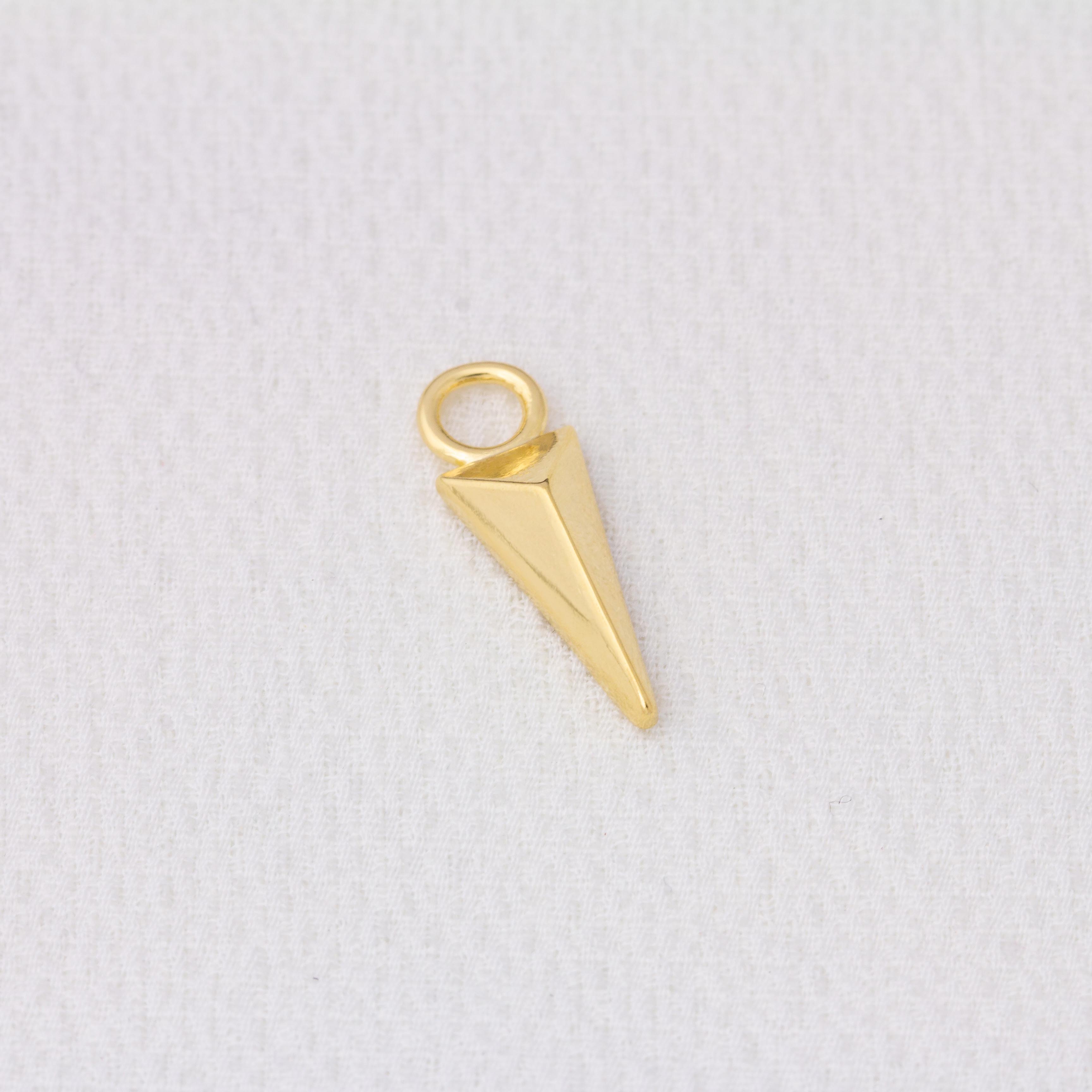 Faceted Spear Earring Charm