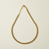 gold herringbone necklace, flat chain necklace, herringbone chain gold, sleek gold necklace, adjustable gold necklace, layering chain necklace, high shine gold jewelry, classic gold necklace