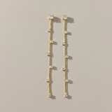 Celestial Scatter CZ Drop Earrings
