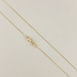 Diamond Cut Box Chain 0.65mm