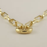 Chunky Paperclip Necklace Featuring Carabine Clasp