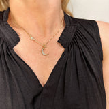 Crescent Moon & Star Necklace