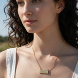 LOVE Plate Necklace