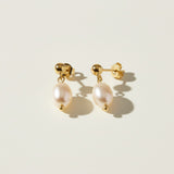 Drop Baroque Pearl Earrings