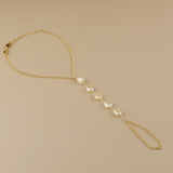 Baroque Pearl Hand Chain