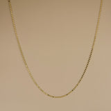 2mm Flat Dot Chain Necklace