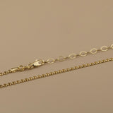 2mm Flat Dot Chain Necklace