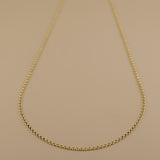 2mm Flat Dot Chain Necklace