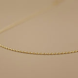 2mm Flat Dot Chain Necklace