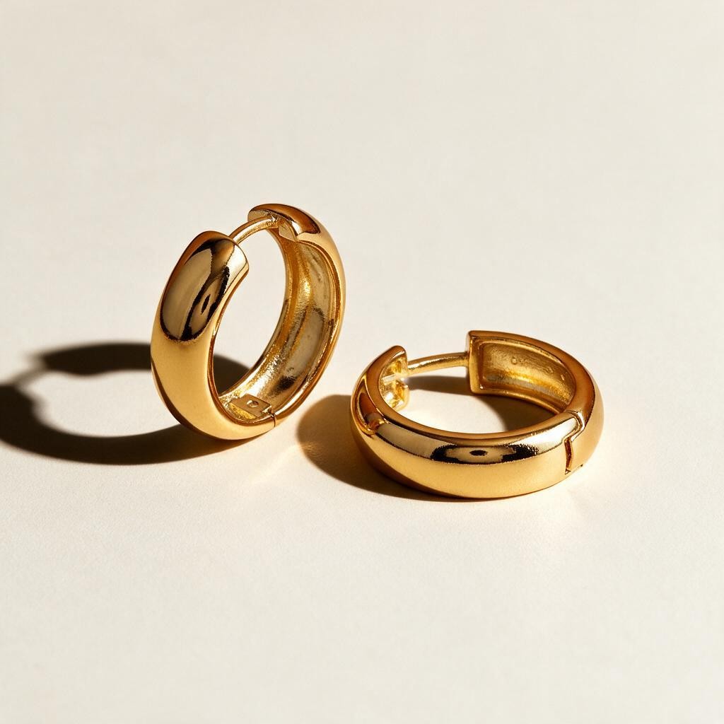 Chunky Hoop Earrings