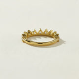 Crown CZ Tiara Ring