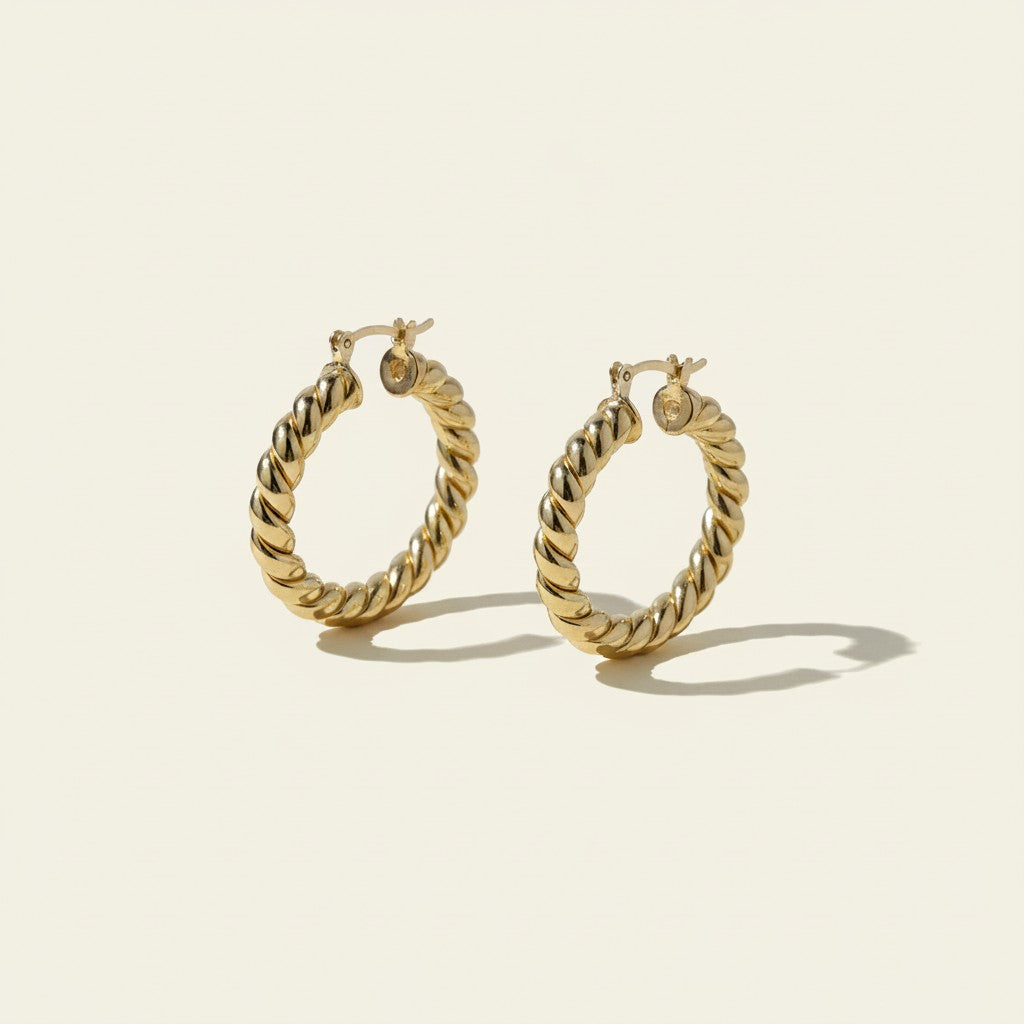 Twisted Chunky Hoop