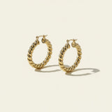 Twisted Chunky Hoop