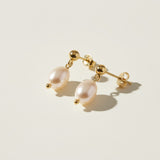 Drop Baroque Pearl Earrings