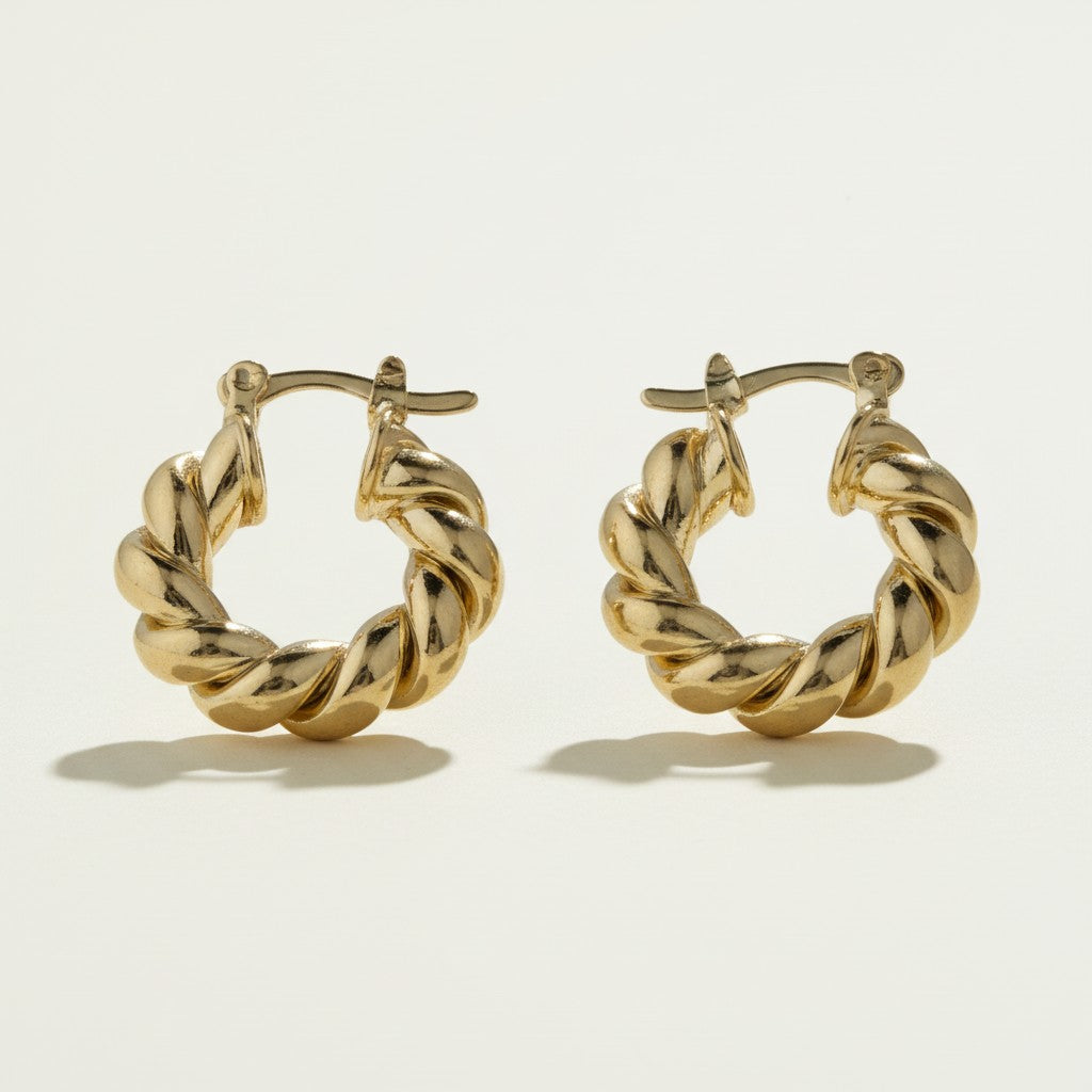 Twisted Chunky Hoop