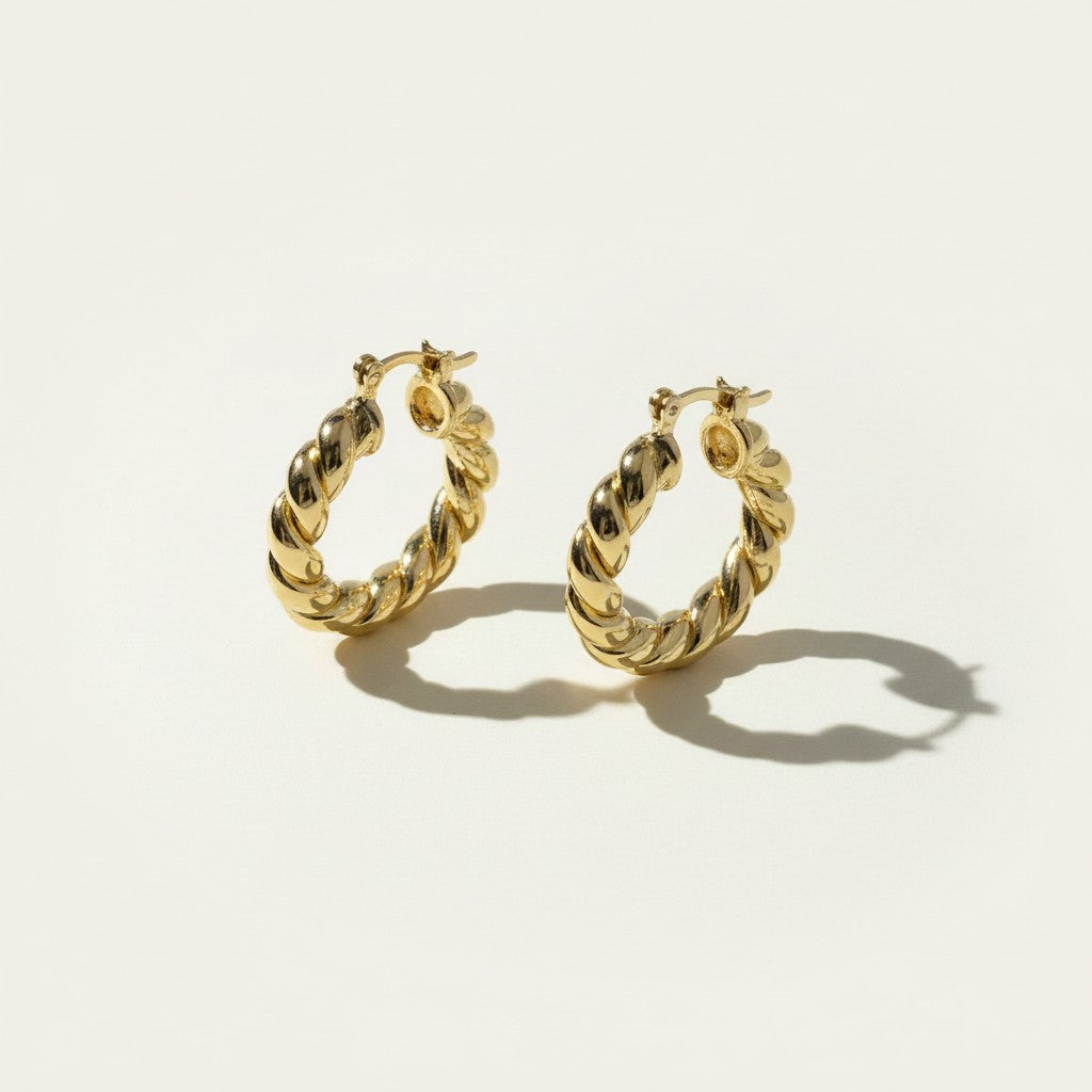 Twisted Chunky Hoop