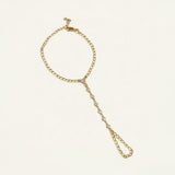 Round Bezel Hand Chain