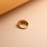 Dome Croissant Ring