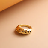 Dome Croissant Ring