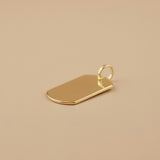 Polished Dog Tag Pendant