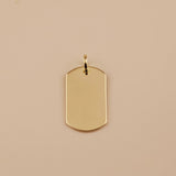 Polished Dog Tag Pendant