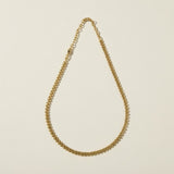 Leafy Luxe: Versatile 18K Gold Chain for Choker or Base Necklace