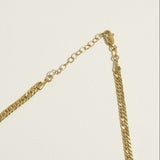 gold herringbone necklace, flat chain necklace, herringbone chain gold, sleek gold necklace, adjustable gold necklace, layering chain necklace, high shine gold jewelry, classic gold necklace