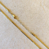 2.0 mm Box Chain Necklace