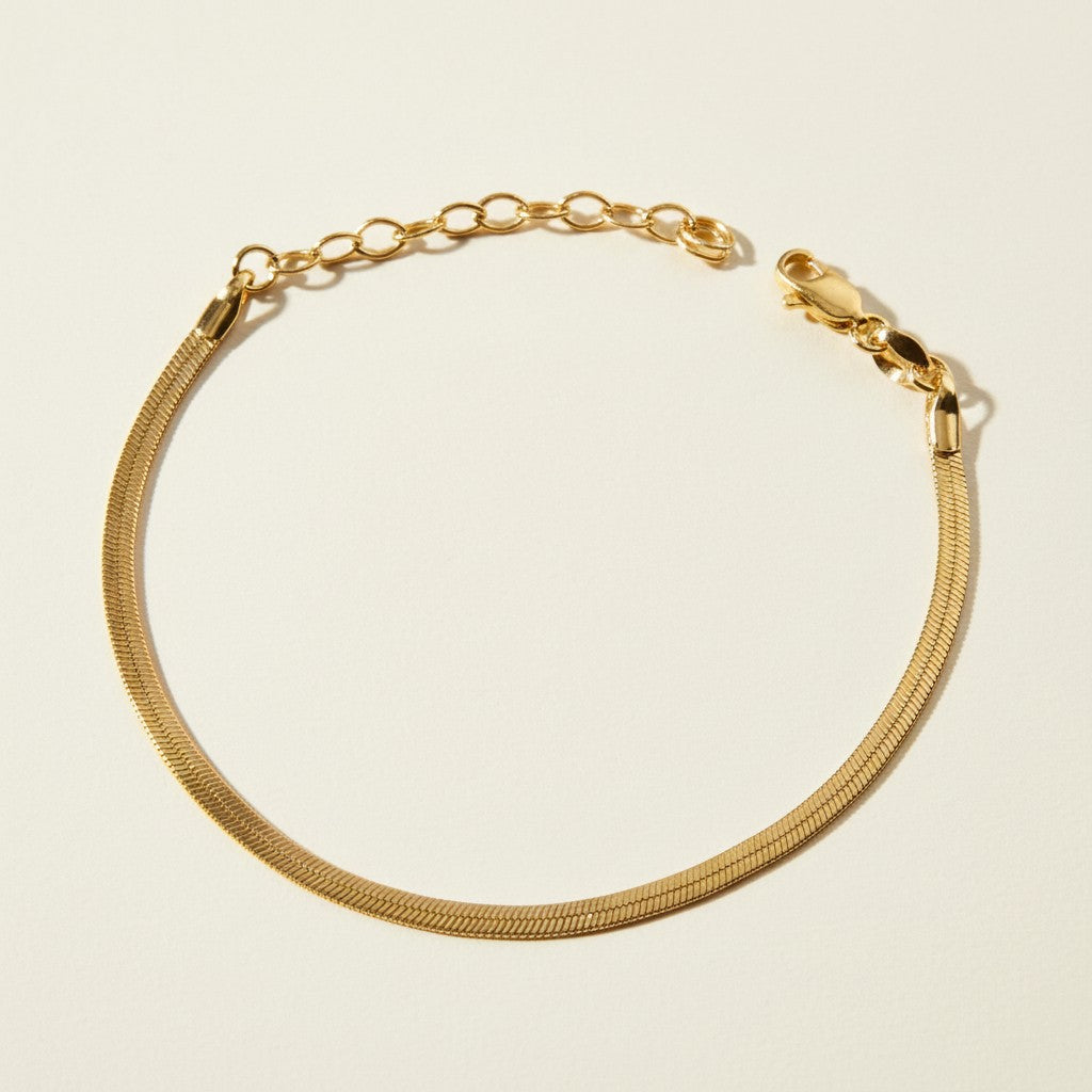 3.0mm Thickness Herringbone Bracelet