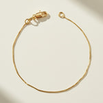 box chain bracelet flat lay, gold box link bracelet, delicate gold bracelet clasp, minimalist gold bracelet, 18k gold box chain, thin gold bracelet detail, dainty gold bracelet, gold bracelet clasp detail